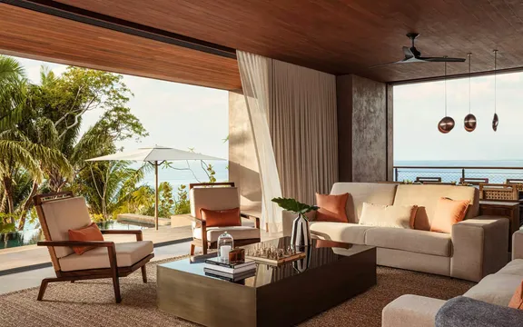 Interior view of Villa Cumaru at One&Only Mandarina