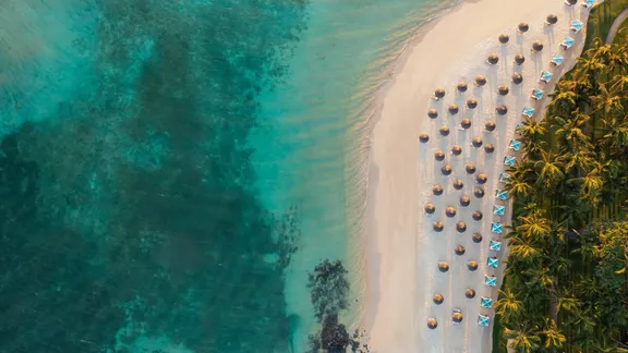 Aerial View of One&Only Le Saint Géran in Mauritius