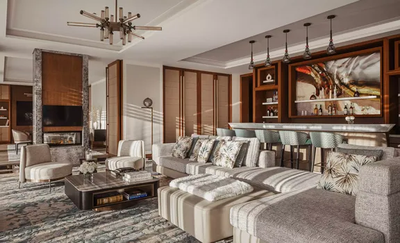 Interior view of Suite Three at One&Only Portonovi