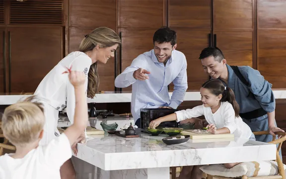 Family enjoying at One&Only Palmilla