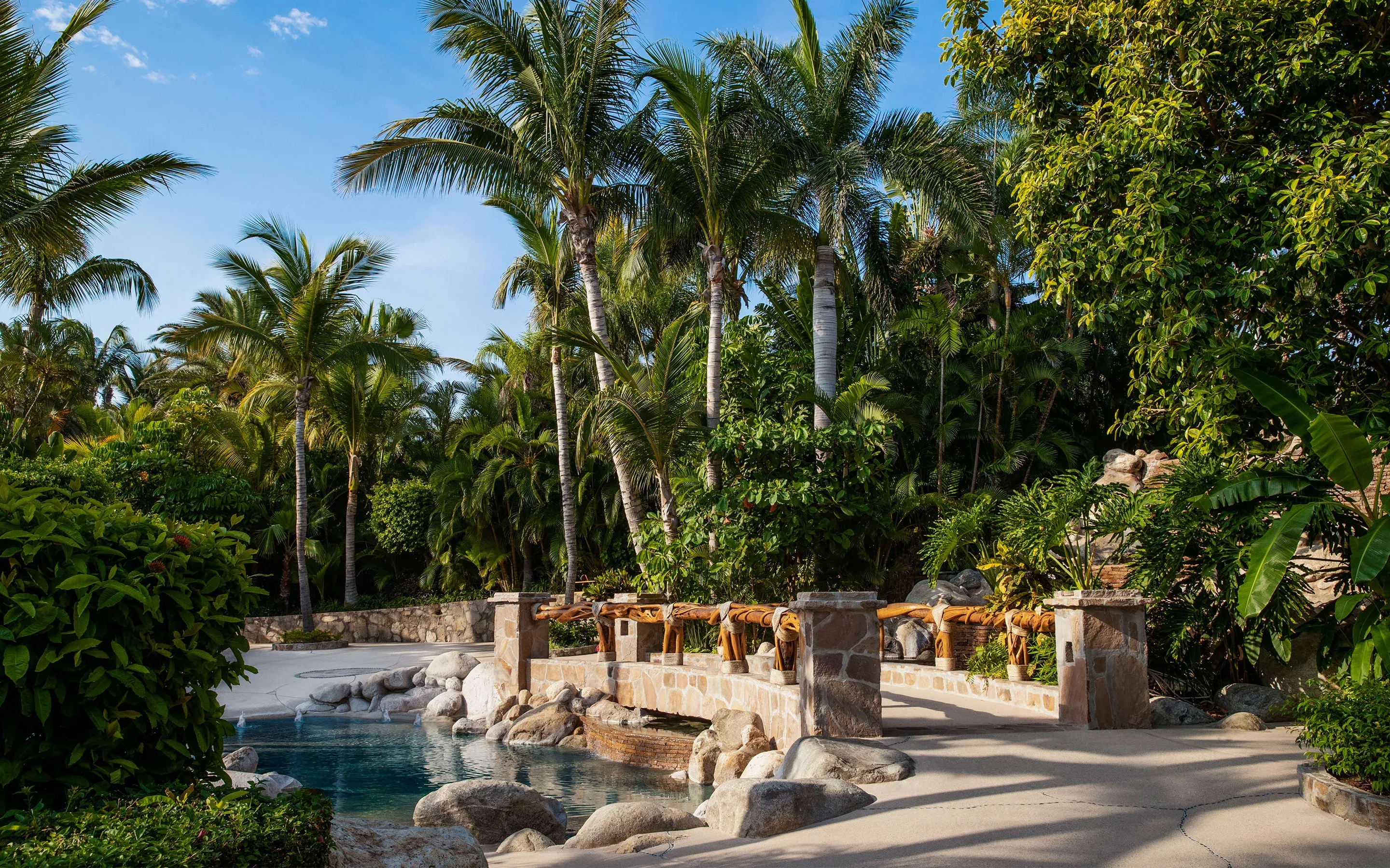 Bridge Over a Stream of Water at One&Only Palmilla