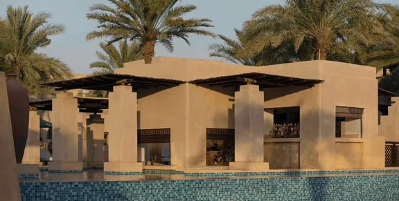 Exterior view of the Pool Bar at Bab Al Shams
