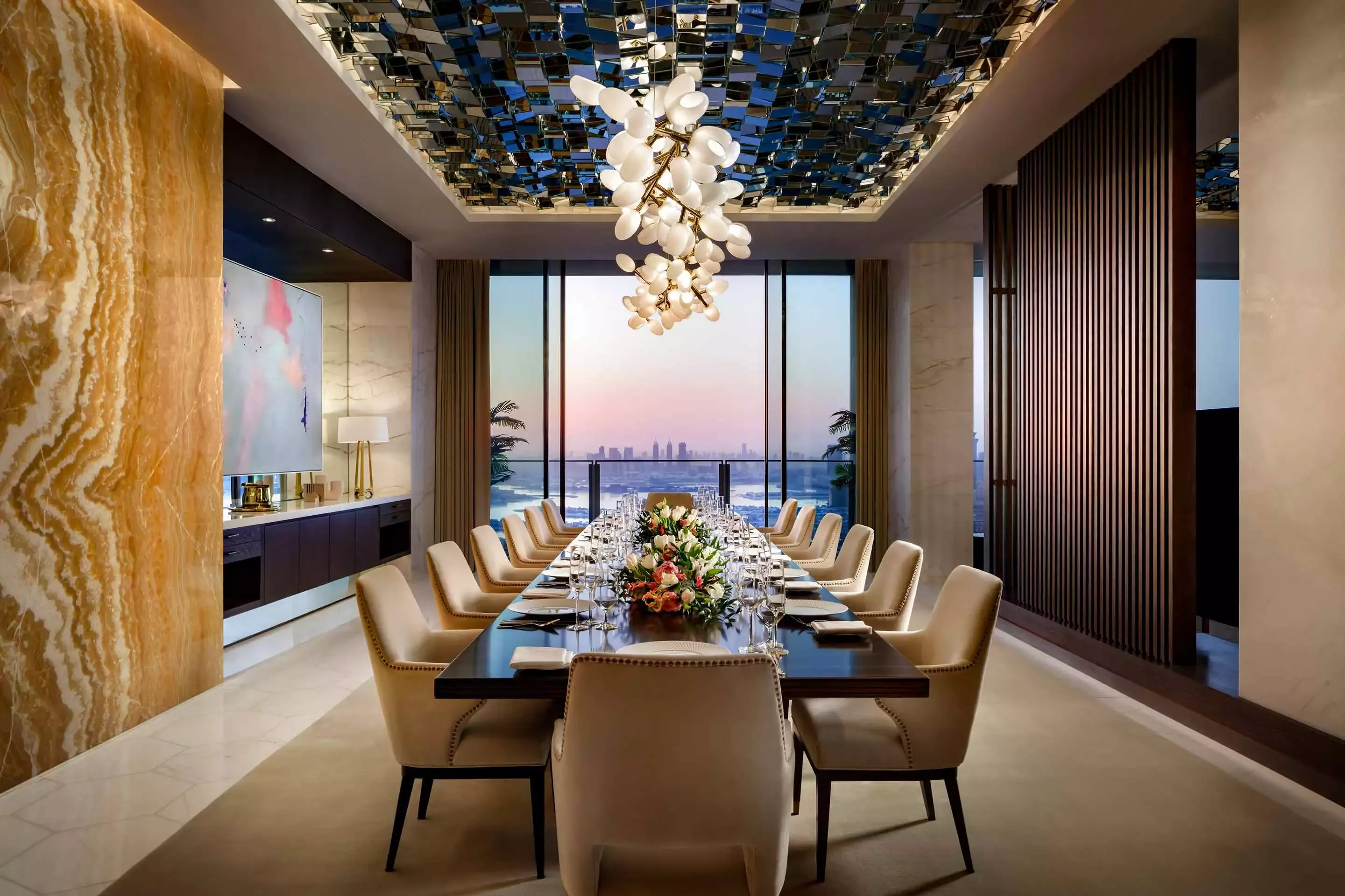 Panoramic Penthouse Dining Room at Atlantis The Royal