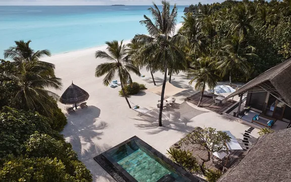 One&Only Reethi Rah - Accommodation - Two Villa Residence - Drone