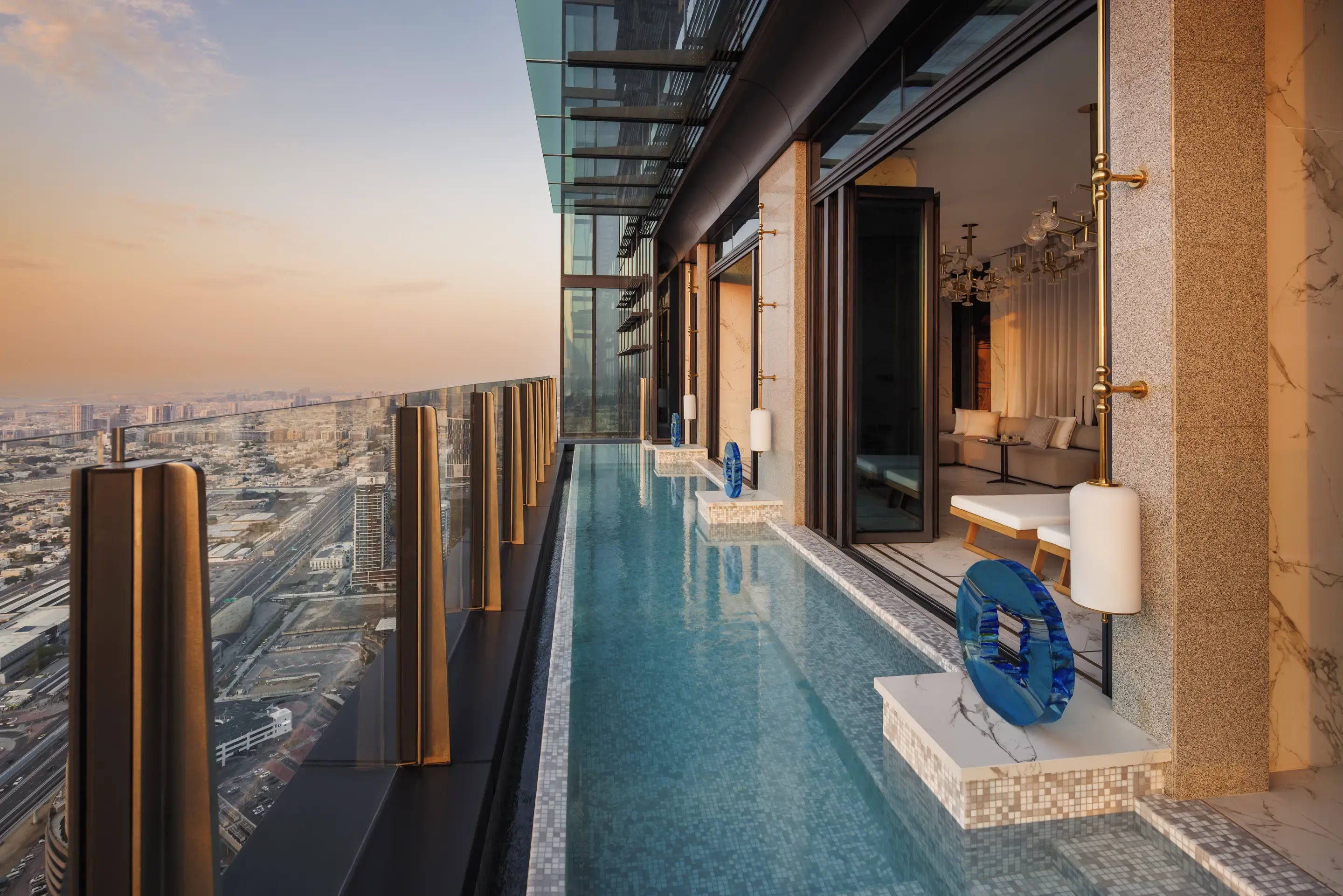 One&Only One Za'abeel - Villa One - Sunset Pool - Wide