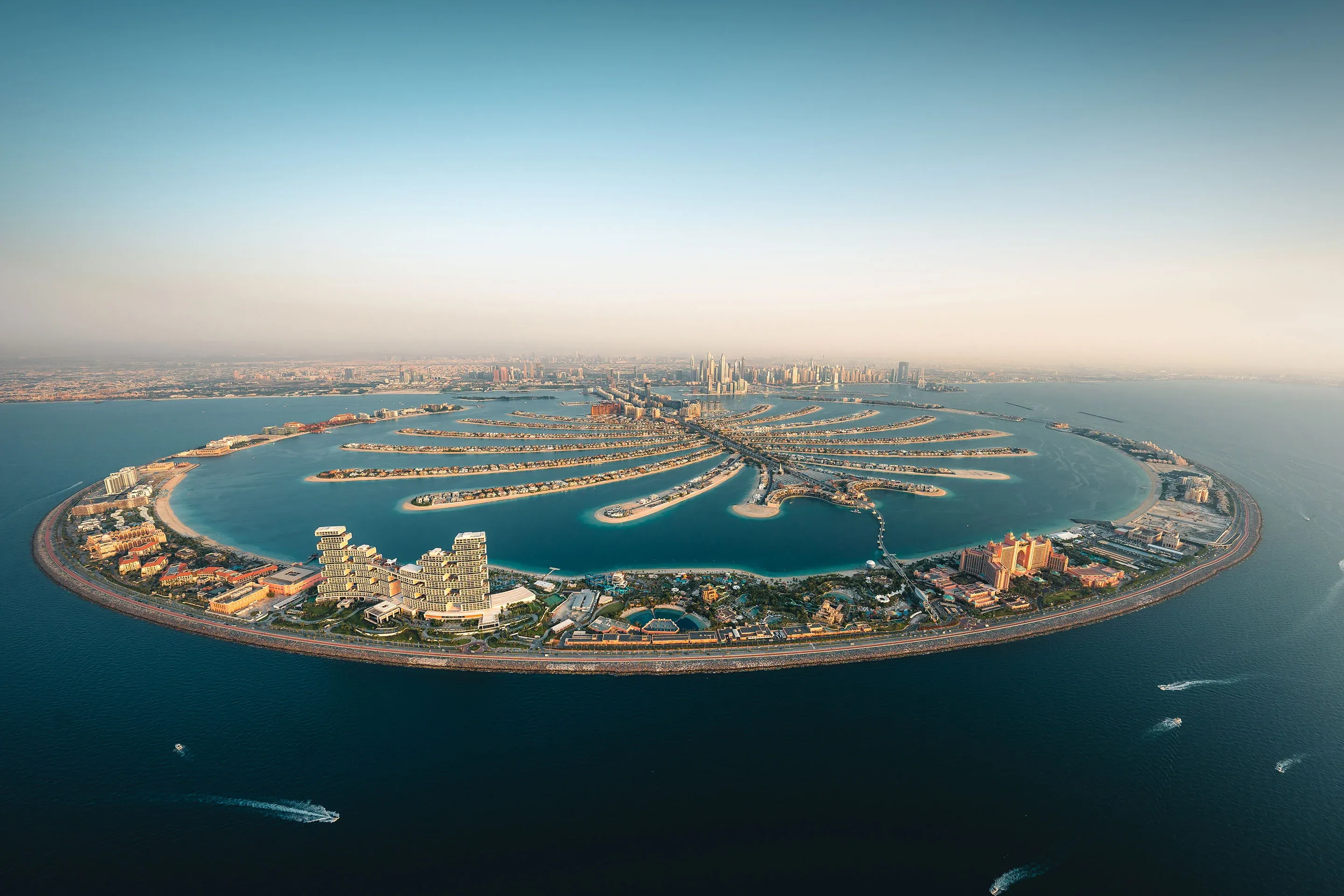 Atlantis Dubai Aerial Shot in The Palm