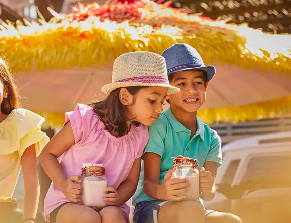 Kids and Milkshakes at Wavehouse