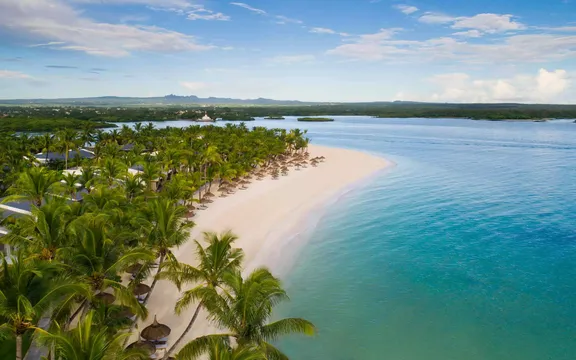 Aerial Shot of One&Only Le Saint G?ran and the Beach