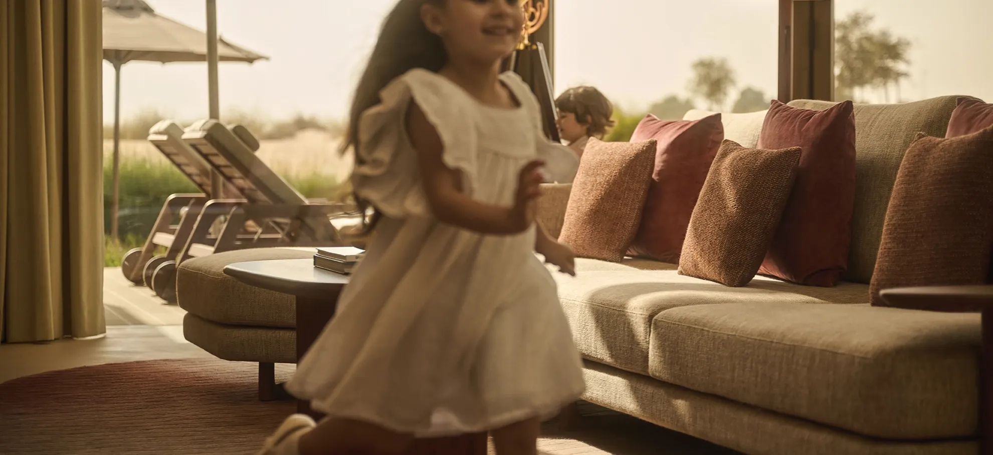 Living room at Desert Pool Villa - Bab Al Shams