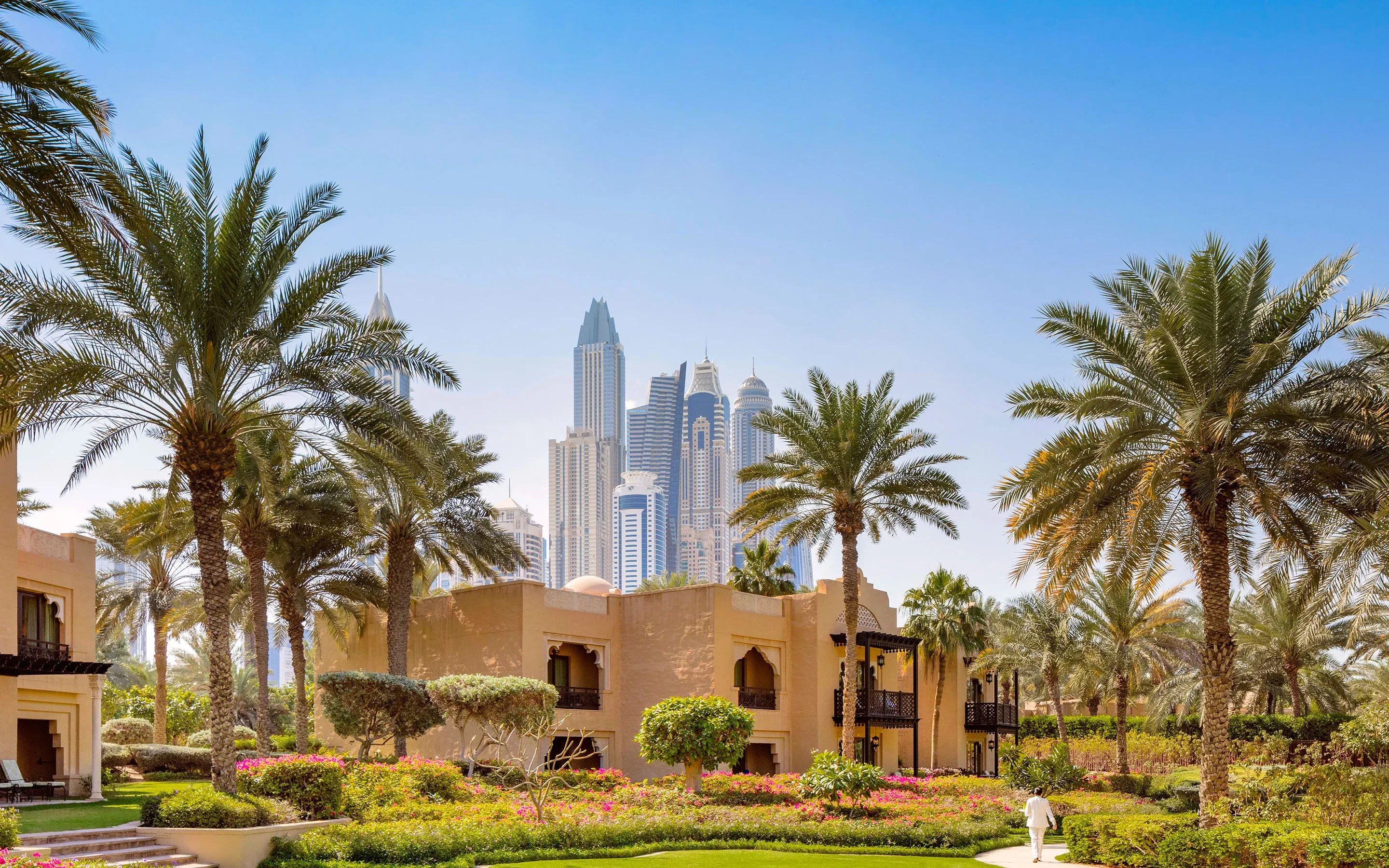 Dubai Skyline View from One&Only Royal Mirage