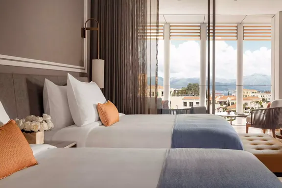 Bed setup at One&Only Portonovi 