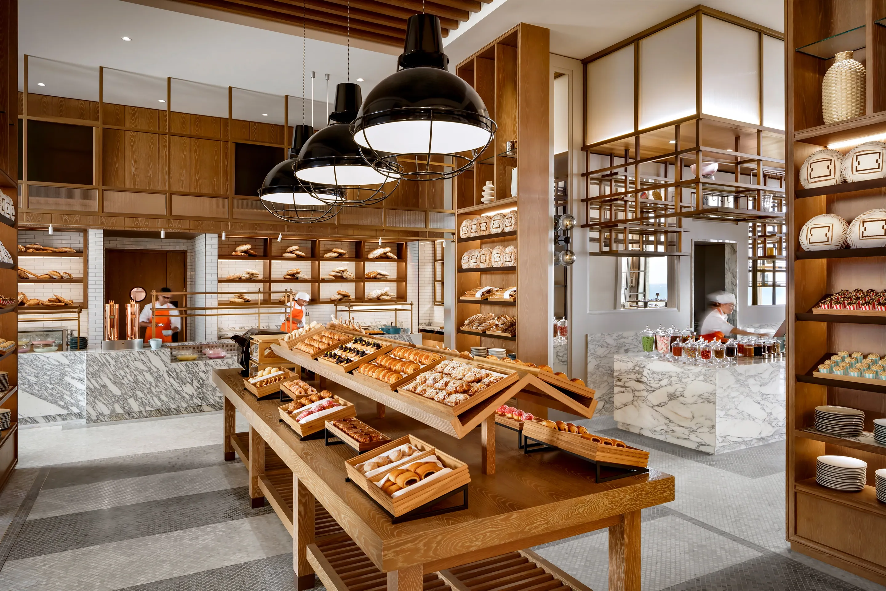 Bakery with Chefs at Gastronomy in Atlantis the Royal