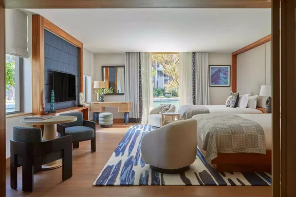 Interior view of a bedroom at One&Only Cape Town