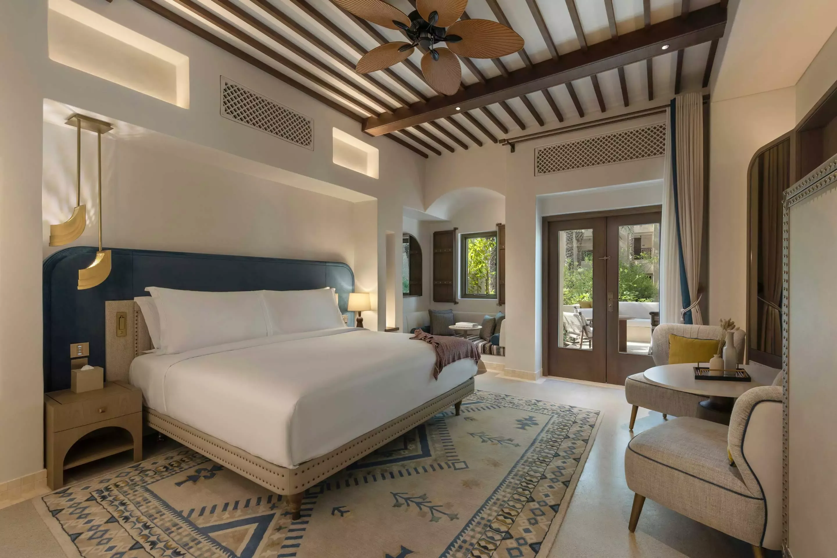 Terrace family room at Bab Al Shams