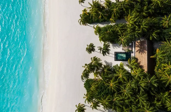 Beach Villa With Pool at One&Only Reethi Rah
