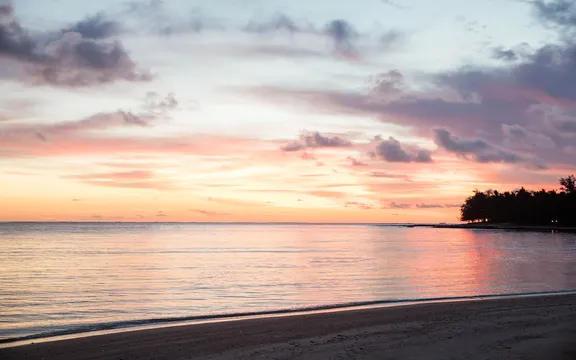 Sunrise at the Beach at One&Only Le Saint G?ran