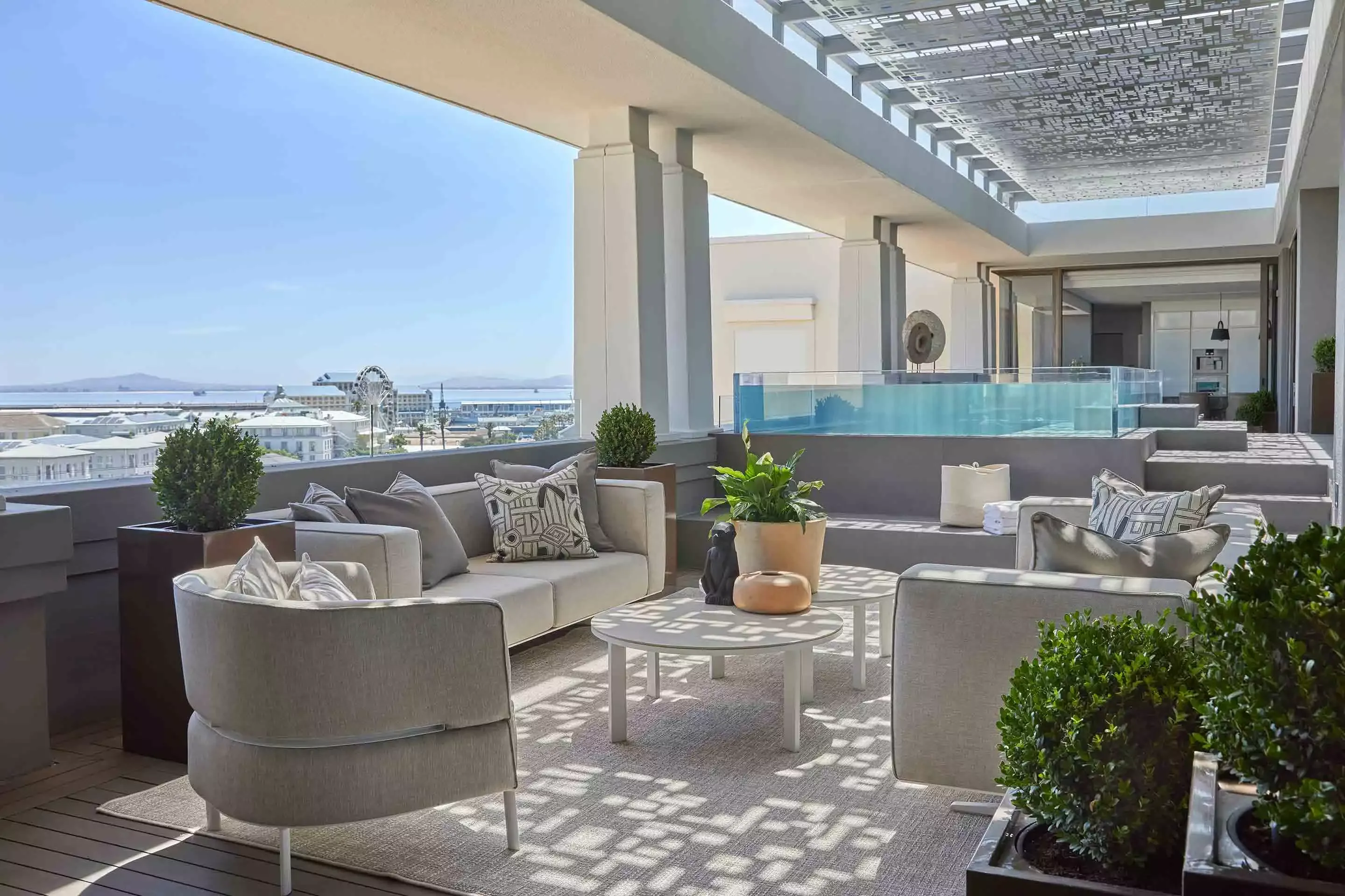 View of a living room at One&Only Cape Town Lion’s Head Penthouse