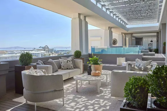 View of a living room at One&Only Cape Town Lion’s Head Penthouse