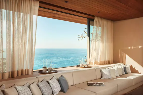Signature Villa Living Room Seating View at One&Only Mandarina