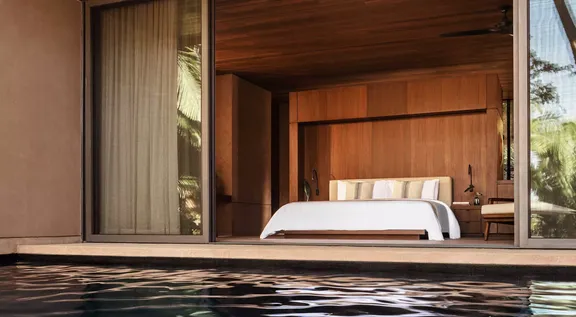 View of the bedroom at One&Only Mandarina 