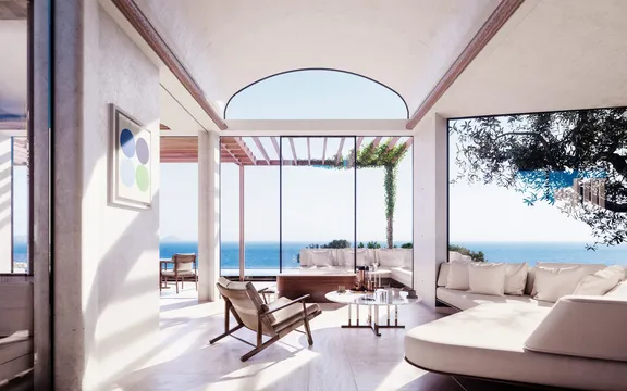 Room at One&Only Kéa Island with Sea View