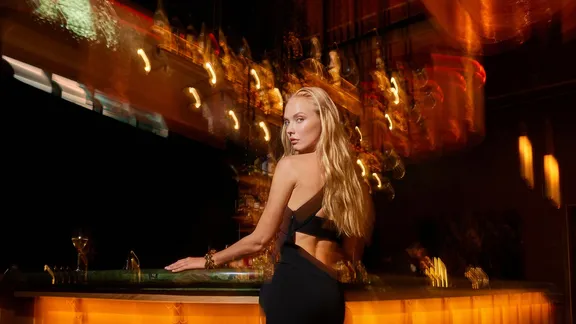 Woman at The Bar
