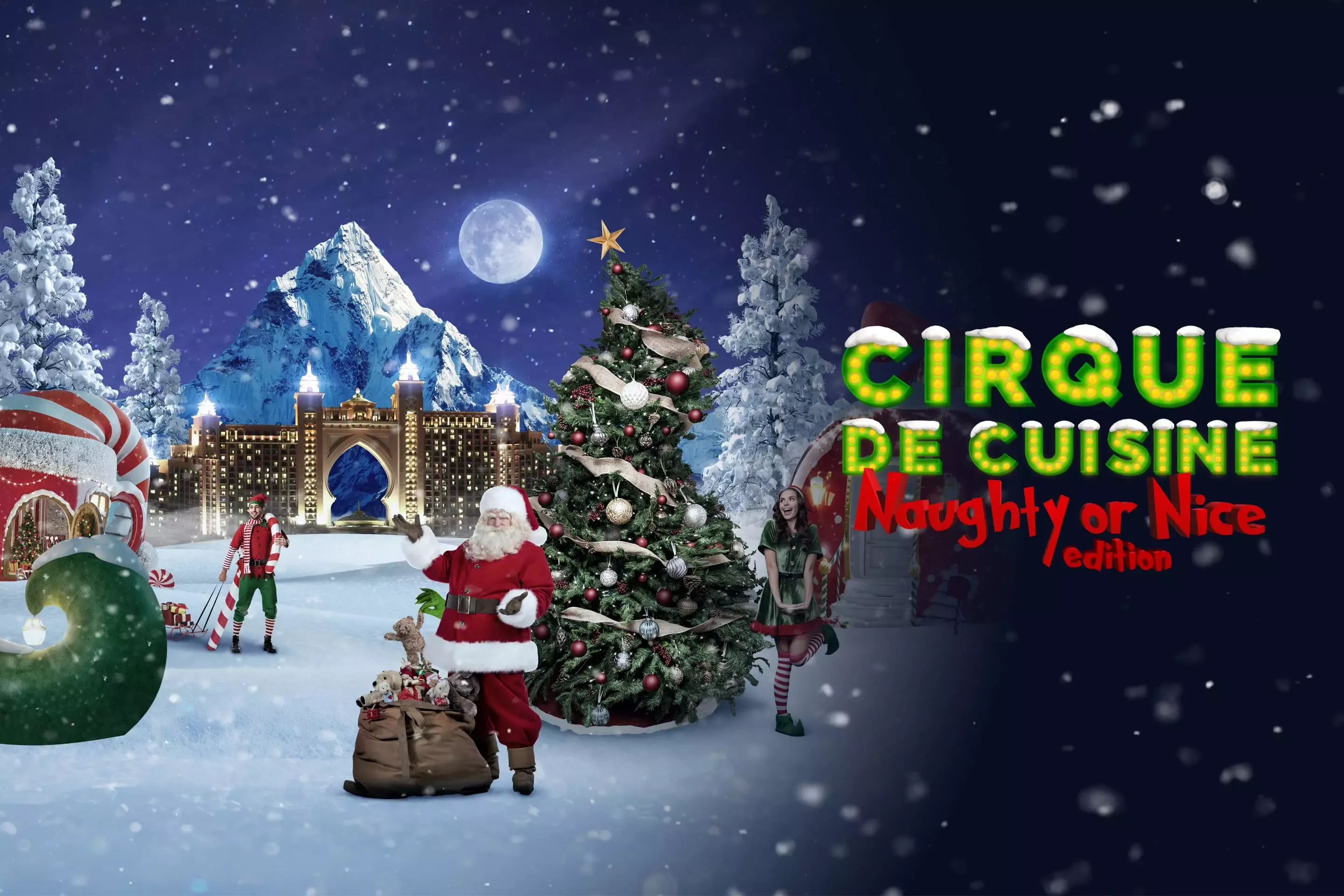 Cirque De Cuisine Christmas Brunch at Atlantis The Palm