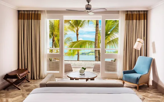 Room balcony view at One&Only Le Saint Géran