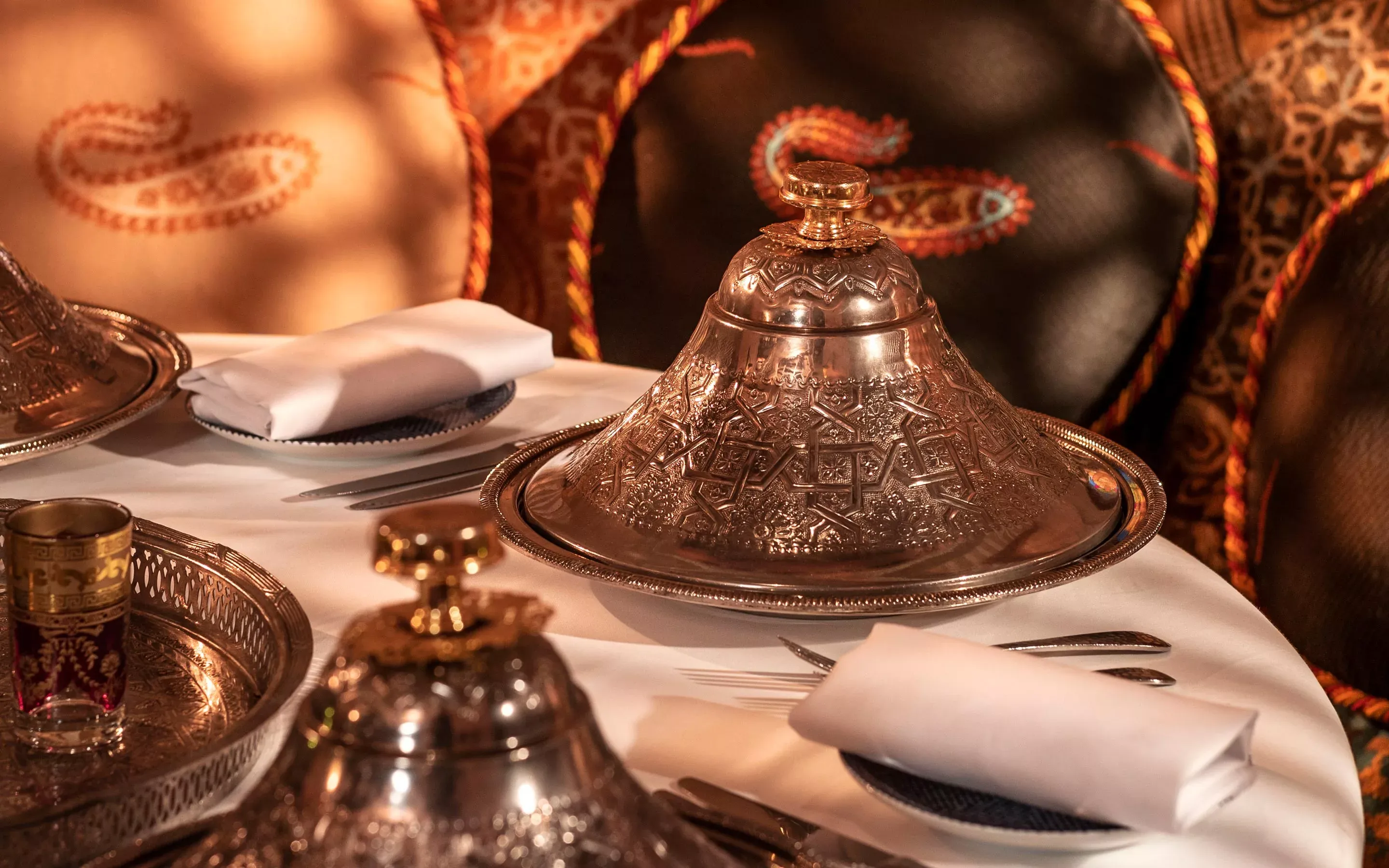 Moroccan Tagine serving plate at One&Only Royal Mirage