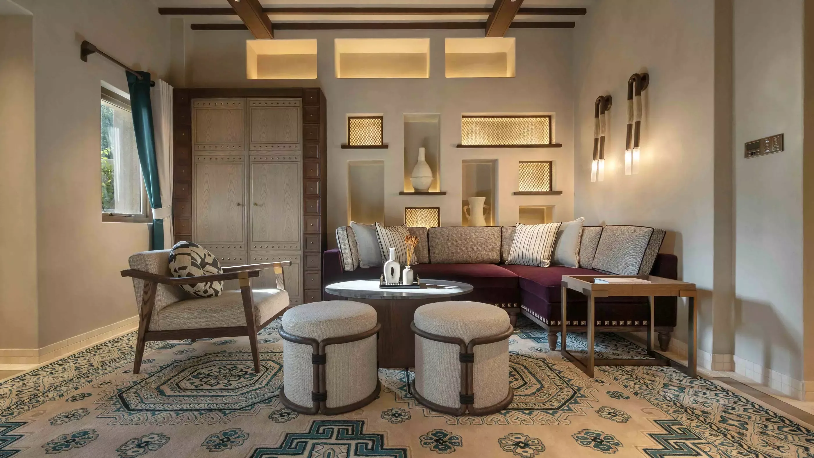 Interior view of Deluxe Suite at Bab Al Shams