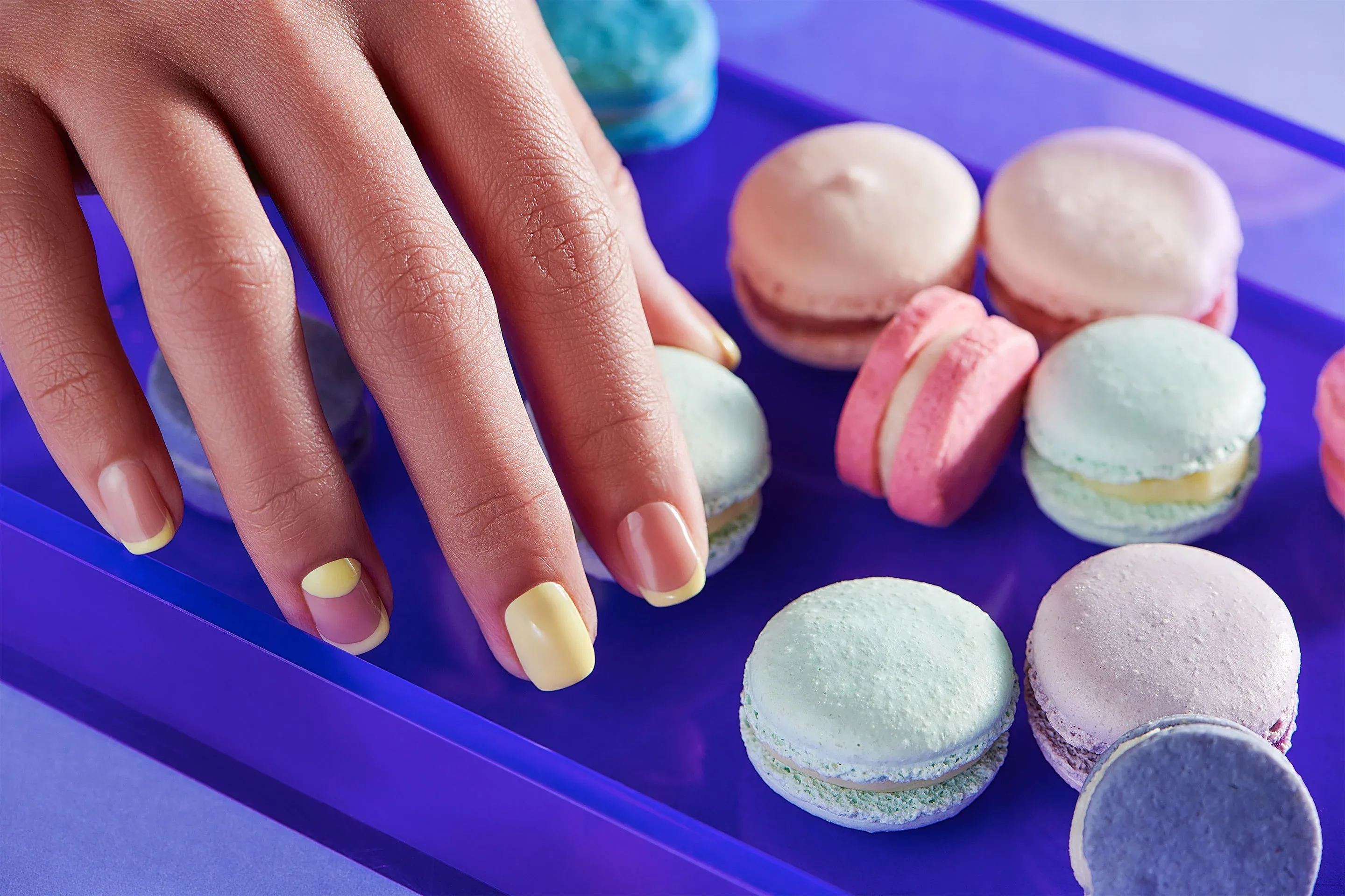 Nailology Nails with Macaroons