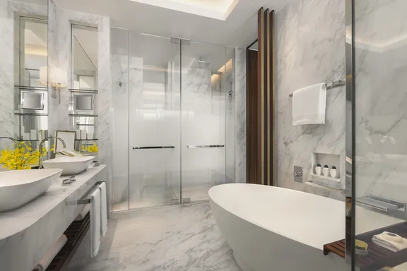 2 Bed Sky Terrace Suite Bathroom at Atlantis The Royal