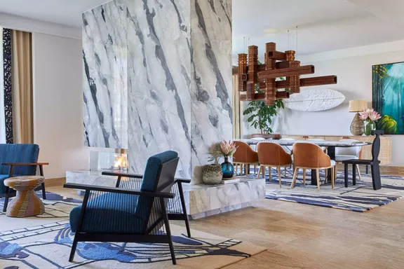 Interior view of a Presidential Suite at One&Only Cape Town