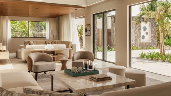 One&Only Le Saint Géran - Private Home - Living Area