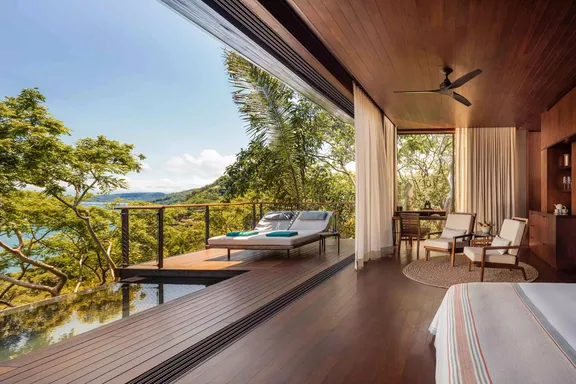 Balcony view of Ocean Treehouse at One&Only Mandarina