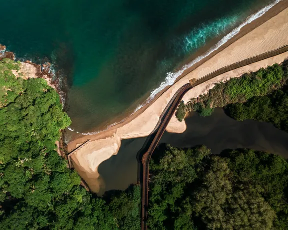 One&Only Mandarina - Jetty Beach Club - Aerial View