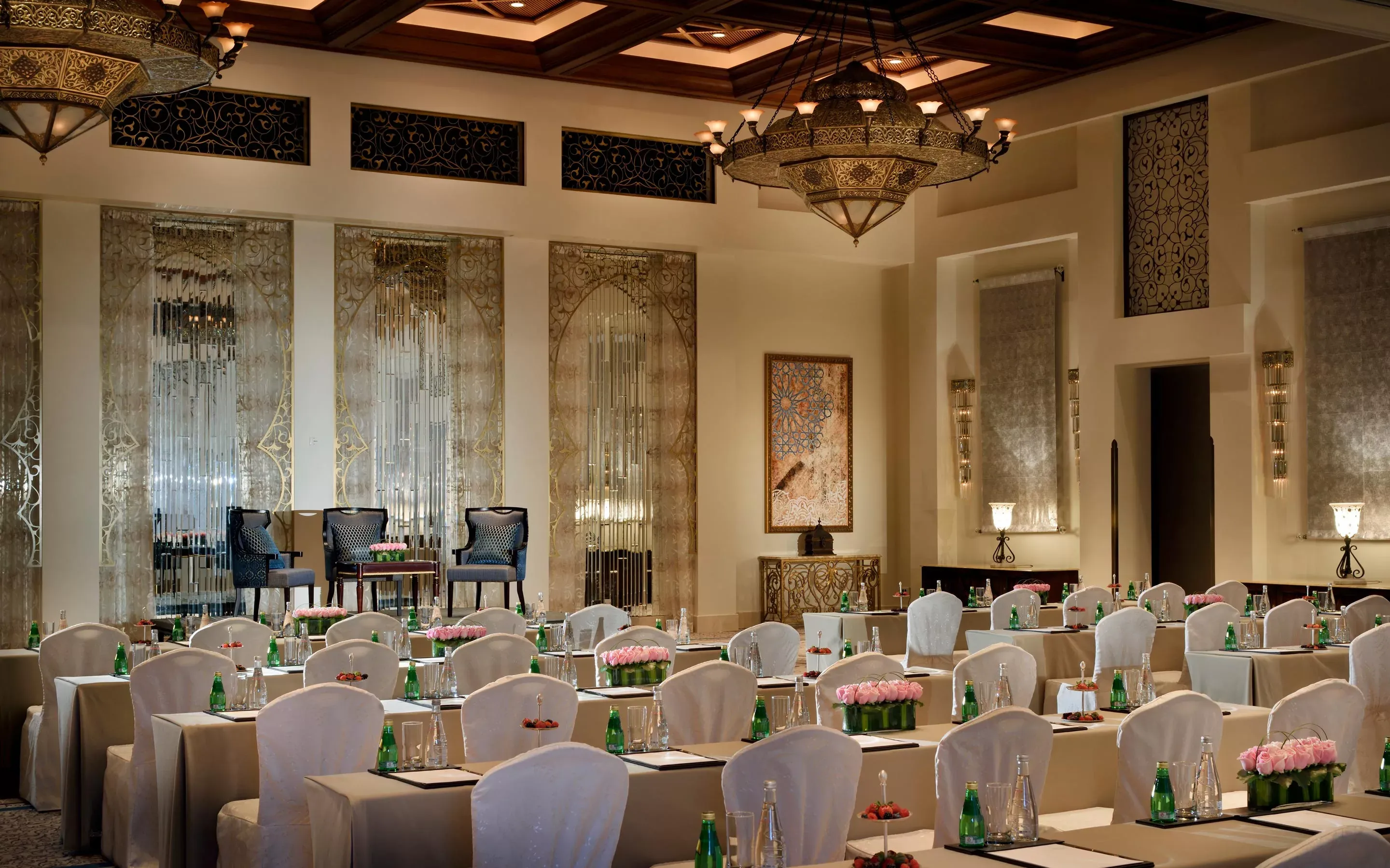 Event setup at One&Only Royal Mirage
