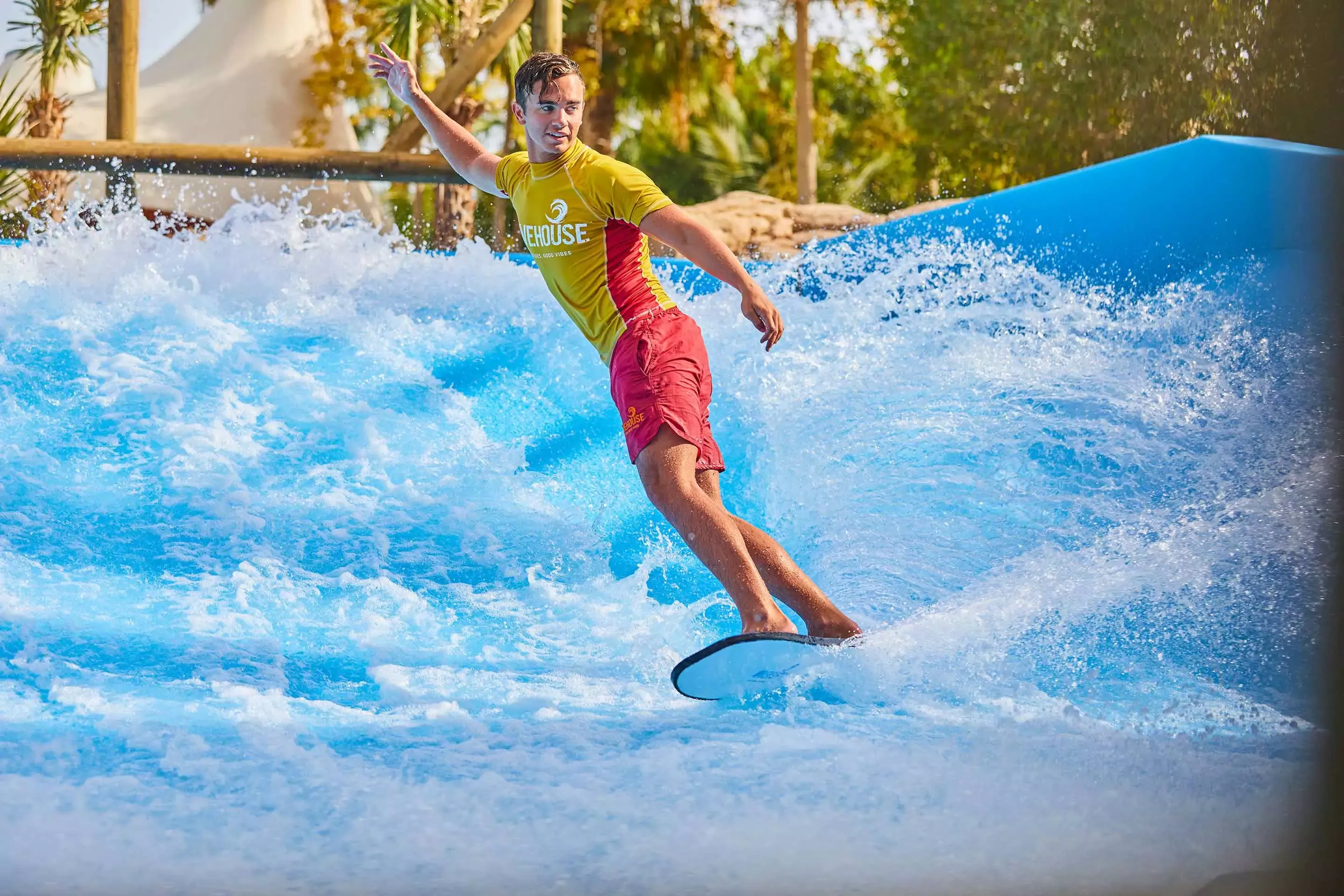 Lifeguard Surfing at Wavehouse