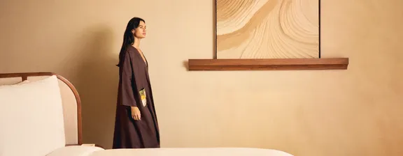 Luxury ensuite bedroom at Bab Al Shams Desert Pool Villa