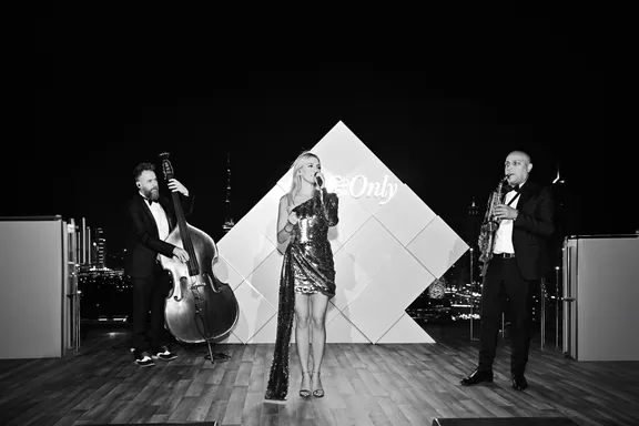 Band performing at One&Only One Za'abeel