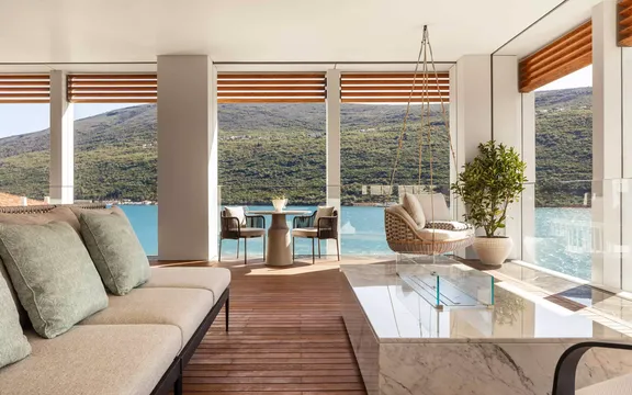 The interior of One&Only Portonovi Suite One