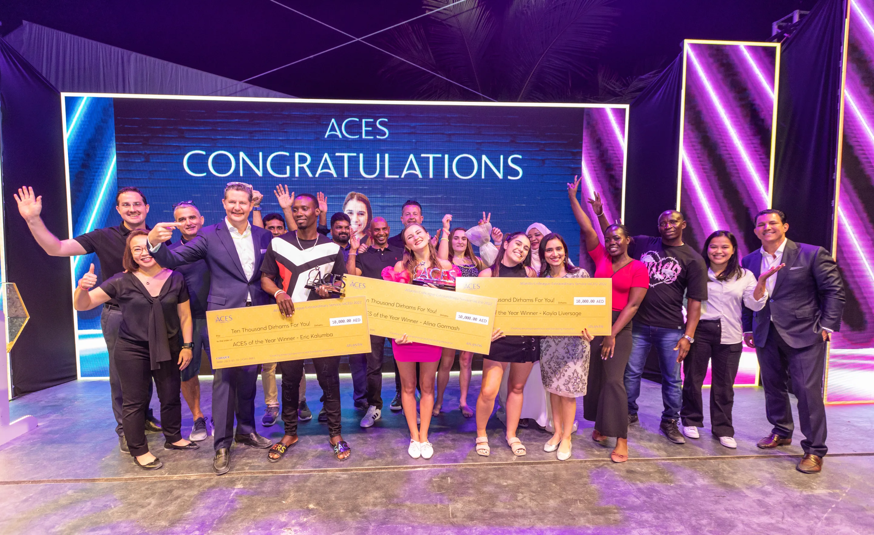 ACES Winners at Atlantis Dubai