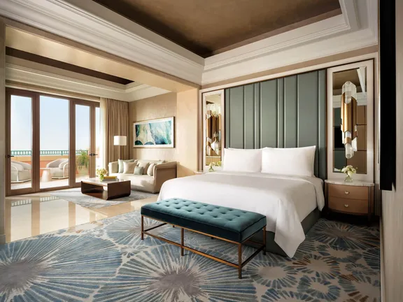 Grand Atlantis Suite Master Bedroom At Atlantis, The Palm