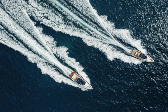 One&Only Aesthesis - Drone view - Yachts in the sea
