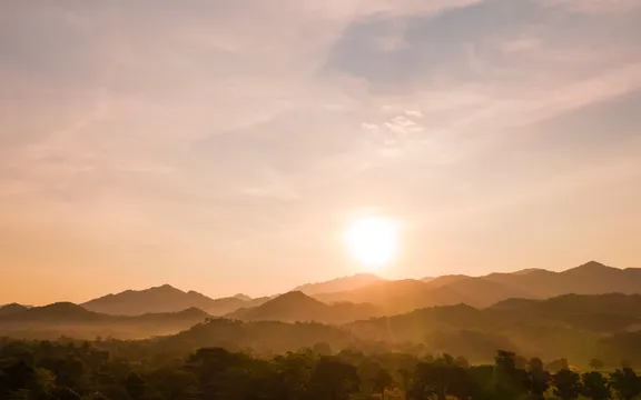 View Of Mountain Landscape At Sunrise At One&Only Mandarina