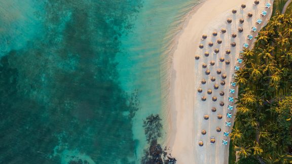 Aerial View of One&Only Le Saint Géran in Mauritius