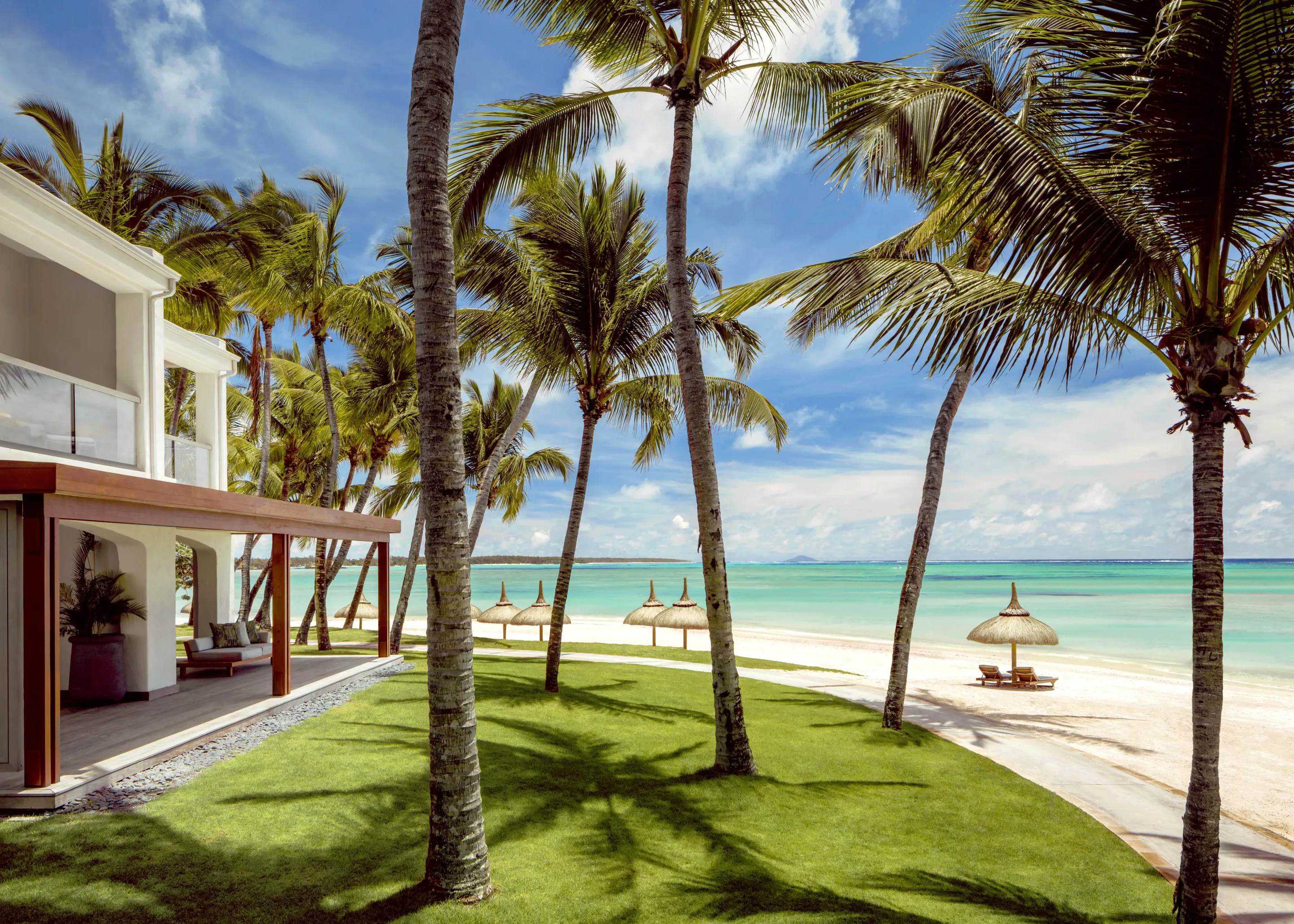 View of the beach at One&Only Le Saint Géran