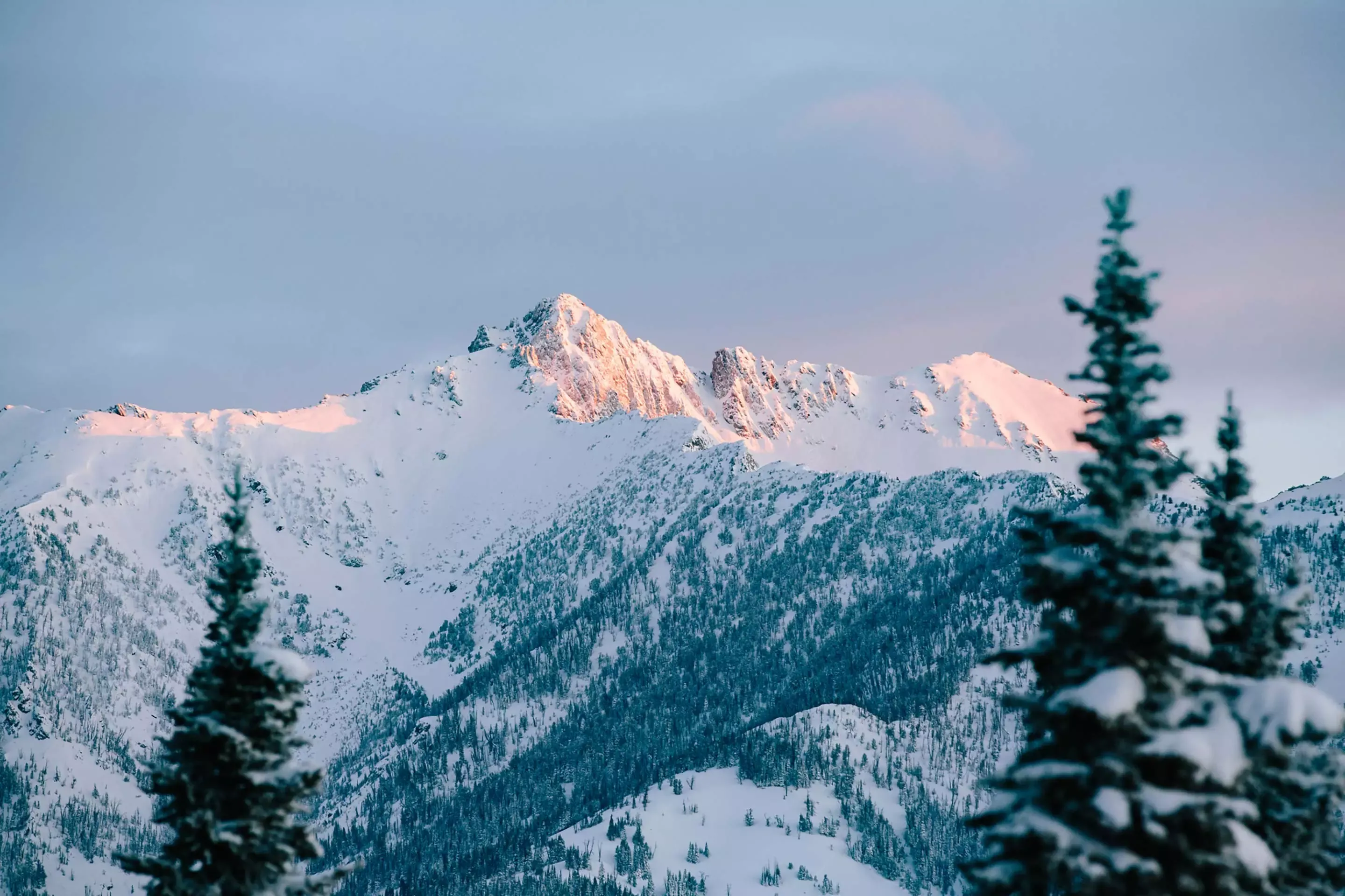 View of snowy mountains at One&Only Moonlight Basin