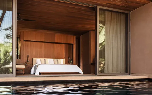 Villa Banderas bedroom at One&Only Mandarina