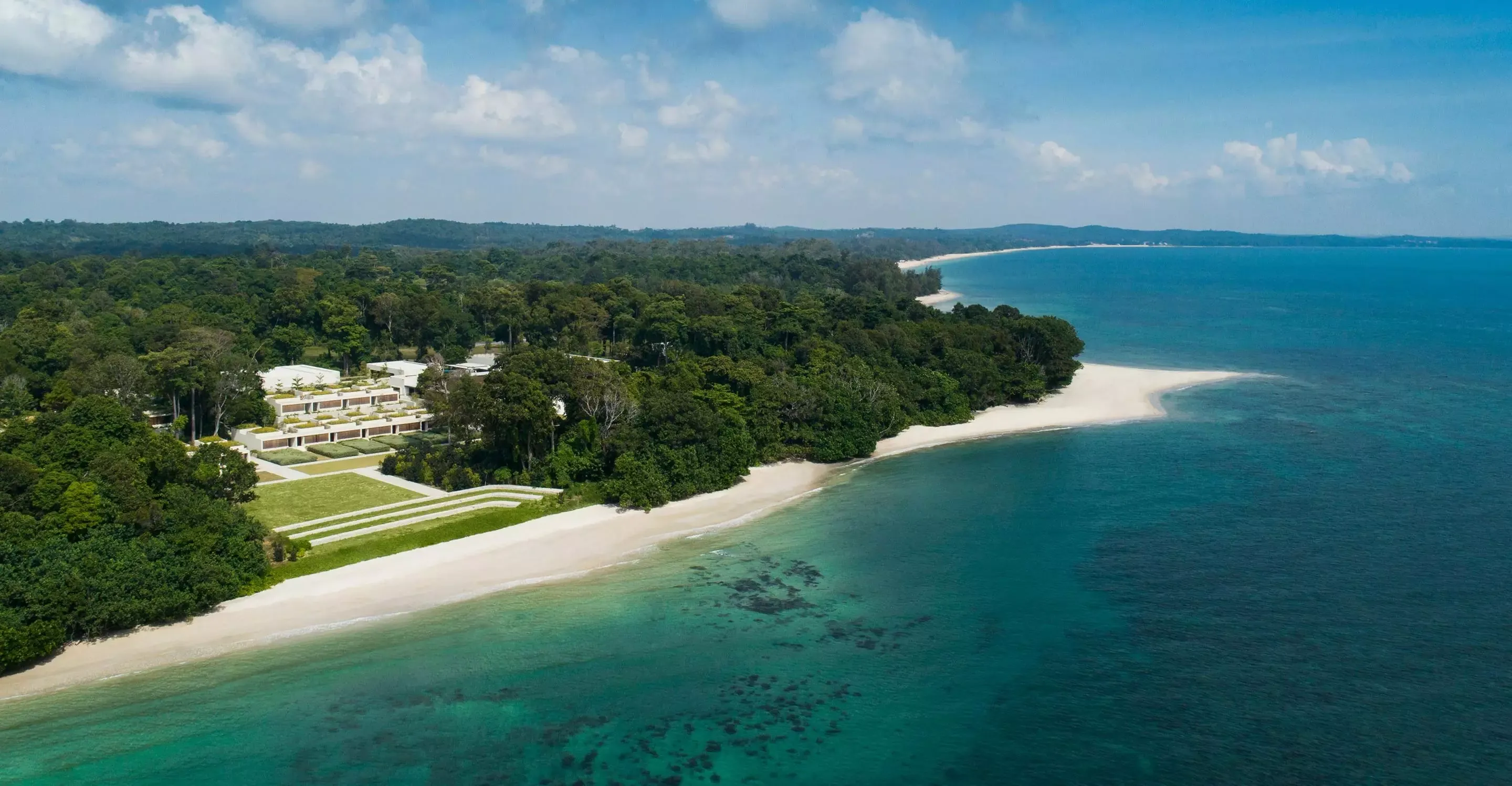 Aerial View of the Beach at One&Only Desaru Coast